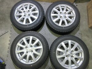 8496BA〇 weds RS01 アルミホイール 14×5.5J +38 165/65R14 グッドイヤー　ICENAVI7 2019年製 4本 タンク ルーミー パッソ等