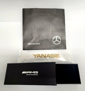 ★メルセデス・ベンツ AMG★キーホルダーの空き箱　紙袋　ショッピングバック★黒