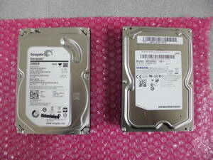 HDD　Seagate・SAMSUNG　ST2000DM001 （2TB、3.5インチ、SATA）+　HD204UI（2TB、3.5インチ、SATA）　計2点