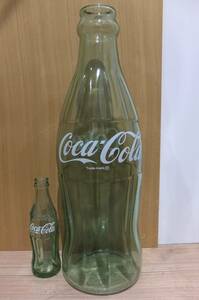 1960-70年代 コカコーラ 店頭用 ディスプレイボトル ガラス製 瓶 レトロ ヴィンテージ 特大 50.5センチ 貴重 coca cola 看板 限定 非売品 