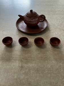 FJ0607 中国古玩 唐物 煎茶道具 朱泥 紫泥 孟臣 款 紫砂壷 茶壷 急須 時代物 極上品 初だし品