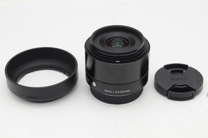 【適格請求書発行】美品 SIGMA シグマ Art 19mm F2.8 DN マイクロフォーサーズ 単焦点レンズ ブラック【アルプスカメラ】240909q