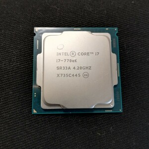 インテルCore i7 7700k付属品なし