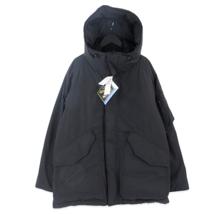 未使用 nanamica ナナミカ ゴアテックス ダウンコート SUBF276 GORE-TEX DOWN COAT ブラック 黒 l タグ付き 20019104