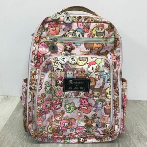 357 ジュジュビ トキドキ コラボ リュック Ju-ju-be Jujube Tokidoki リュックサック デイパック 総柄 マザーズリュック