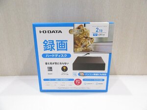 【76】1円～ 未開封品 I-ODATA アイ・オー・データ HDD-UT2K テレビ録画＆パソコン外付けHDD USB 3.2 Gen1 (USB3.0)/2.0 未使用品