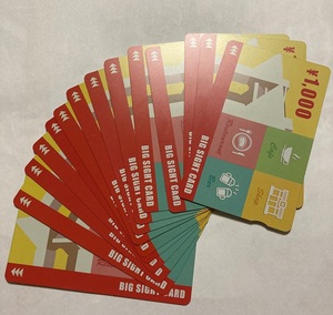 ★★★BIG SIGHT CARD　ビッグサイトカード　13,041円分★★★