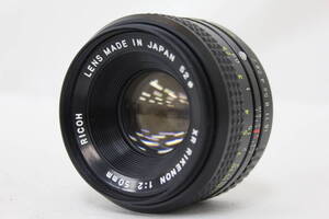 【返品保証】 【和製ズミクロン】 リコー Ricoh XR RIKENON 50mm F2 レンズ M1386