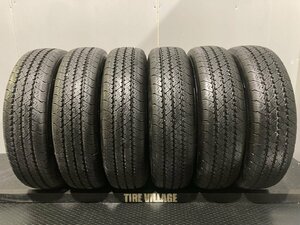 【新車外し】2024年製 BS V-STEEL RIB265 205/70R17.5 115/113L LT ライトトラック用 夏タイヤ 6本 キャンター エルフ ダイナ等　(JRC024)