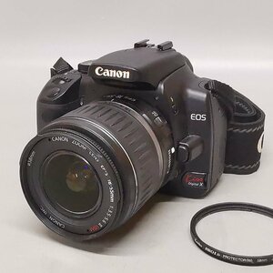 美品 動作品 Canon EOS Kiss Digital X DS126151 / EF-S 18-55mm F3.5-5.6 II USM キヤノン 一眼レフデジタルカメラ ストラップ付 Z5974