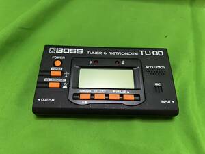 BOSS ボス チューナー&メトロノーム TU-80＠3