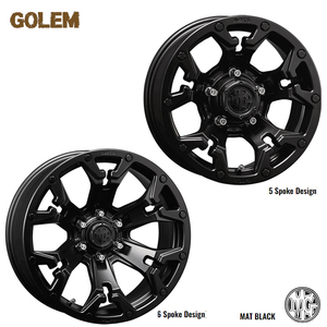 送料無料 エムジー GOLEM 9J-20 -5 6H-139.7 (20インチ) 6H139.7 9J-5【1本単品 新品】