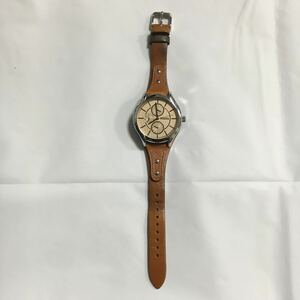 手入れ済み 電池交換済 FOSSIL フォッシル メンズ 腕時計 クロノグラフ クォーツ 3針 BQ3140 純正ベルト 送料一律430円