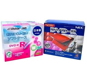 【送料無料!!】 Victor・JVC DVD-R 20PACK CPRM対応 映像用 120分 1-16倍速 レコーダー専用 記録メディア カメラ関係