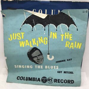 雨に歩けば　just walking in the rain ブルースを唄おう　レコード　シングル　洋楽