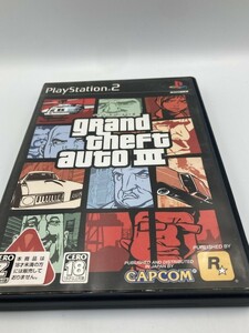 PS2 中古 ゲームソフト 「grand theft auto Ⅲ グランド・セフト・オートⅢ」同梱可能 477202000078