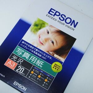 即決【未開封】エプソン EPSON 写真用紙 光沢　A3 20枚　KA320PSKR　その２