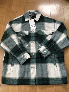 タグ付新品！ZARA シャツジャケット　XSサイズ