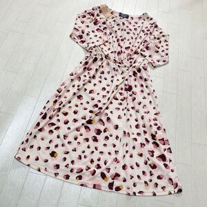 3950☆ SONIA RYKIEL collection ソニアリキエル トップス ワンピース ロングワンピース レディース 32 ピンク 柄