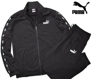 新品 L ▼ PUMA プーマ ▼ 上下 セットアップ ジャージ トラックトップ トラックジャケット ジャケット ＋ パンツ 黒