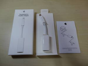 [送料無料 即決] Apple Thunderbolt - FireWireアダプタ A1463 USED