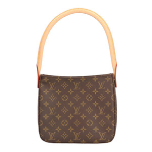 ルイヴィトン ルーピングMM モノグラム ショルダーバッグ モノグラムキャンバス M51146 ブラウン レディース LOUIS VUITTON 中古 美品