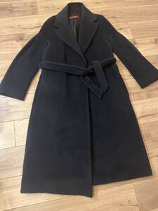 MAX MARA ウールコート　紺色　38