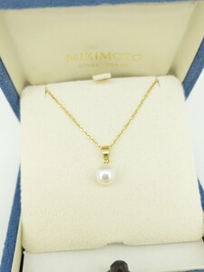 ミキモト　MIKIMOTO　　パール　ネックレス　　k18