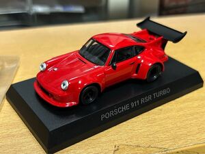  1/64 京商　ポルシェ　911 RSR ターボ　レッド　PORSCHE 911 RSR TURBO