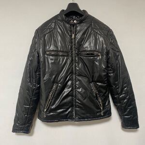 美品 Toyo Indian sports wear パデッド 中綿 シングル ライダース ジャケット 38 東洋 インディアン スポーツウェアモーターサイクル