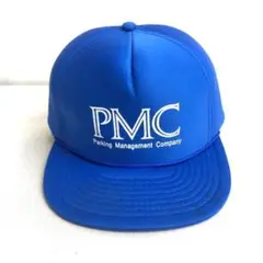 【US買付】キャップ　メッシュキャップ　トラッカーキャップ　企業物　PMC 青