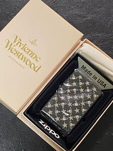 zippo ヴィヴィアンウエストウッド ３面刻印 ブラックオーブ 希少モデル 2015年製 Vivienne Westwood 専用ケース 収納布袋 保証書付き