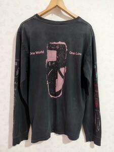 STUSSY ONE WORLD ONE LOVE　STUSSY　ステューシー　ストューシ　トップス　ロンT　長袖