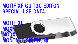 □最後出品かも！□ほしい方は要チェック！ヤマハMOTIF XF TM NETWORK QUIT30 SPL EDITION　音色　USBメモリー発送