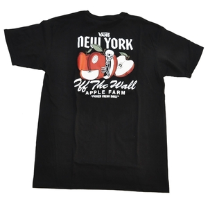 VANS / バンズ NEW YORK APPLE SKULL FARM T-SHIRT BLACK