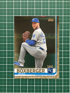 ★TOPPS MLB 2019 UPDATE #US191 BRAD BOXBERGER［KANSAS CITY ROYALS］GOLD パラレル版 2019枚限定「1877/2019」★