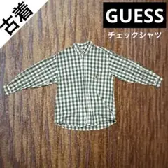 【GUESS】古着 ヴィンテージ チェックシャツ