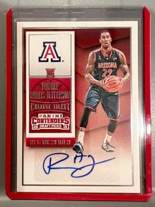 Lefty Kobe RC Auto 15 Panini Rondae Hollis-Jefferson ホリス ジェファーソン NBA ルーキー 直筆 サイン FIBA ワールドカップ Jordan