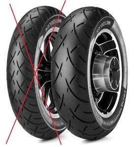 タイヤ専門店出品　リア用 片側のみ メッツラー ME888マラソンウルトラ 180/70R16 77V TL 品番:2680900 アメリカンバイクに