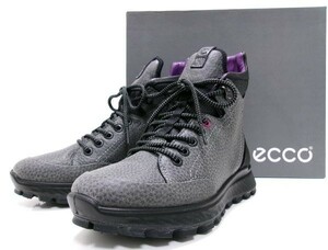 新品★ecco★エコー★Womens Exostrike L★アウトドアシューズ★EU35★ハイドロマックス 撥水加工★ブラック★レザー