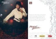 中古コレクションカード(男性) 89 ： マイケル・ジャクソン/赤箔押し/KING OF POP MICHAEL JACKSON