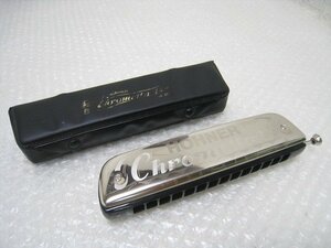 PK19552S★HOHNER ホーナー★ハーモニカ Chrometta 14 Nr.257 C調 ケース付★MADE IN GERMANY★