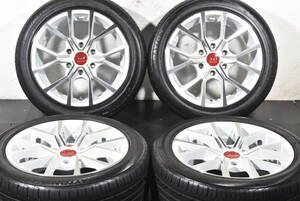 ☆AKUT ZEROBREAK FORCE 18インチ☆PCD139.7 8J +40☆ホワイトポリッシュ☆DAYTON DT30☆225/50R18☆200系 ハイエース レジアスエース☆