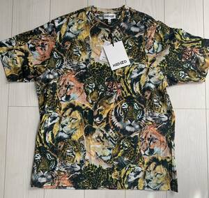 31,900円 新品 未使用 2021 ケンゾー メンズ レディース 半袖Tシャツ ポルトガル製 KENZO TEE オーバーサイズ ビッグシルエット トップス