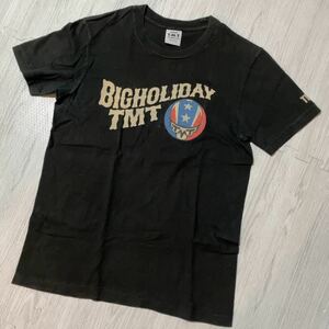 【即決 tmt Tシャツ 黒 半袖 TOP3 bigholiday イージーライダー グレイトフル・デッド サーフ サイズM