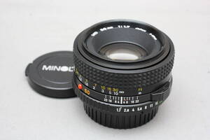 ■絞り・ピントリング動作しました■　ミノルタ（MINOLTA）　NEW MD 50mm F1.7　■整備してご利用下さい■