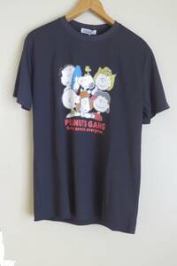 PEANUTS スヌーピー チャーリーブラウン ルーシー サリー ライナス ペパーミントパティ Tシャツ ピーナッツギャング 吸汗速乾 L