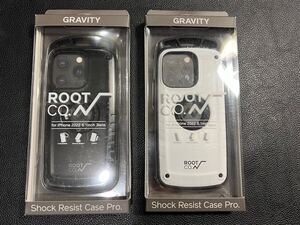 未使用　ROOT CO. ルートコー iPhone14Pro用ケース　2個セット