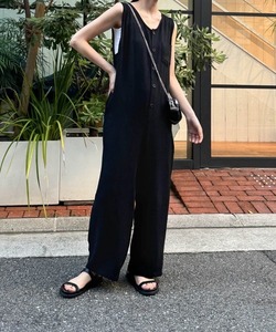 「CANAL JEAN」 オールインワン TALL ブラック レディース