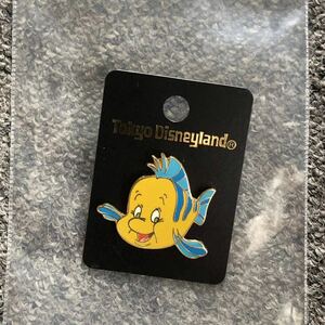 ★【未使用】disney land フランダー　ピンバッジ　ディズニーストア　リトルマーメイド アリエル　ピンズ